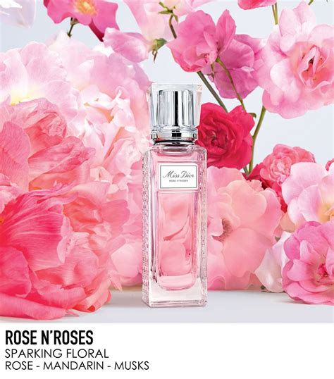 miss dior rose n'roses eau de toilette roller-pearl|Miss Dior Rose N'Roses Eau De Toilette Roller.